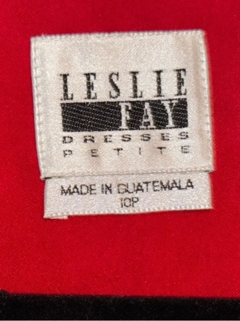 Leslie Fay Red Pink and Black Colorblock Blazer - Picture 4 of 4